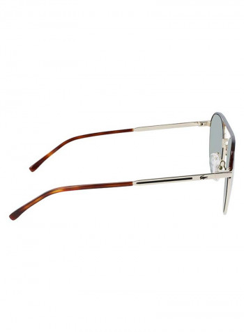Full-Rim Metal Oval Sunglasses - Lens Size: 52 mm