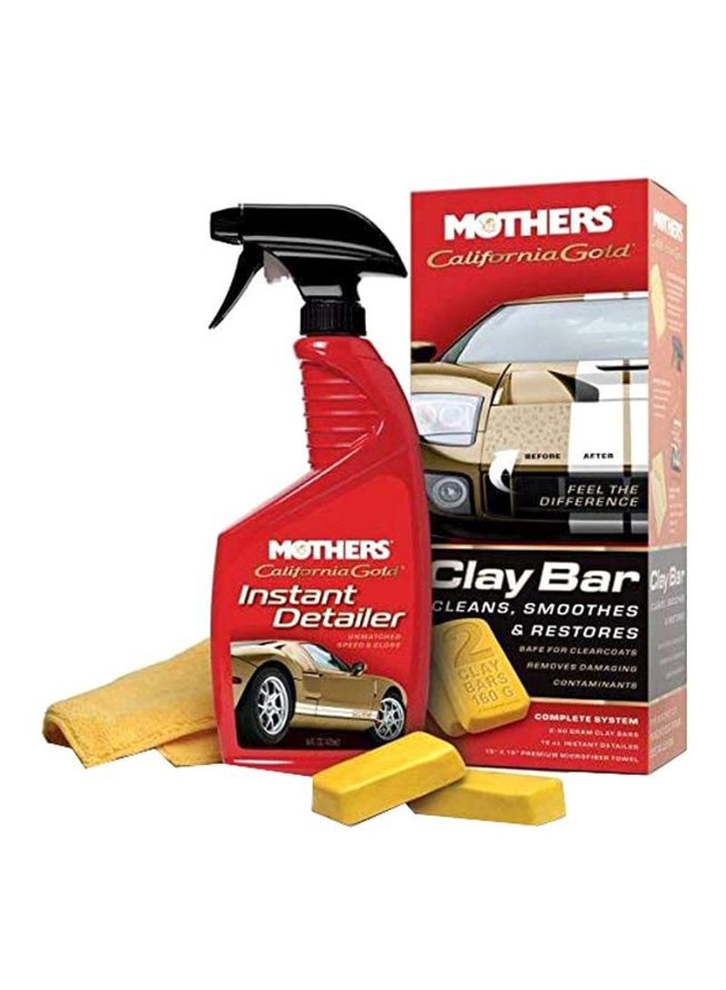 Pack Of 4 Instant Detailer Clay Bar Kit