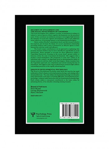 Security Of Attachment And The Social Development Of Cognition Paperback