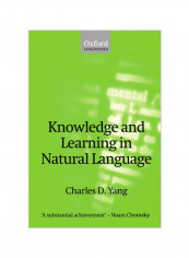 Knowledge And Learning In Natural Language Paperback