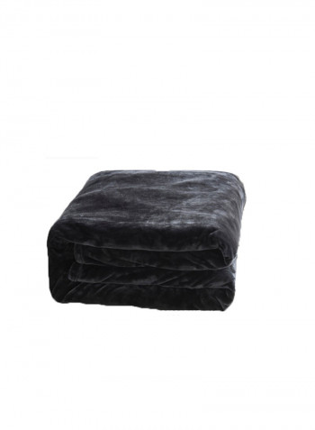 Soft Thicken Comfortable Bed Blanket Cotton Grey 200x230centimeter