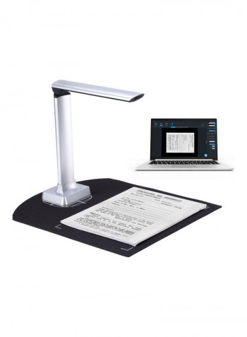 BK31 Portable Document Camera Scanner USB 2.0 HD Silver