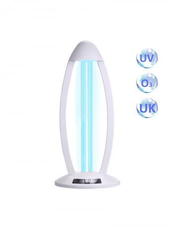 Portable Ultraviolet Ozone Mite Lamp White 45 x 36 x 11centimeter