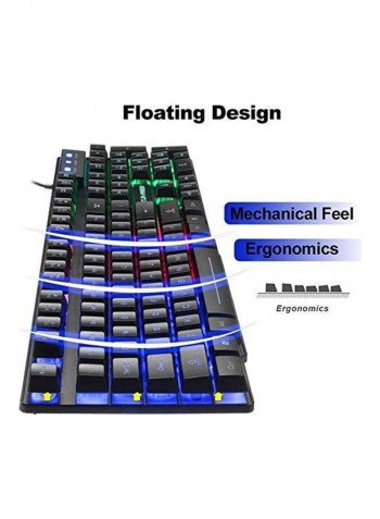 Gaming Keyboard Mouse With Headset And Mouse Pad