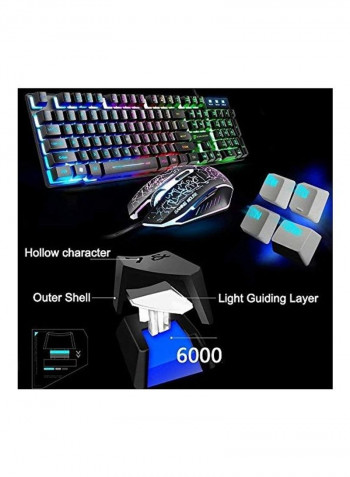 Gaming Keyboard Mouse With Headset And Mouse Pad