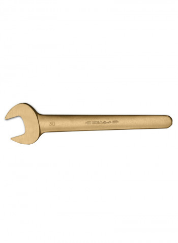 Single Ended Open Jaw Spanner Gold 41millimeter