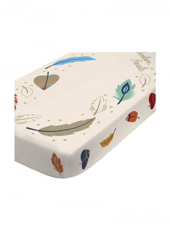 4-Piece Alligator Printed Crib Bedding Set