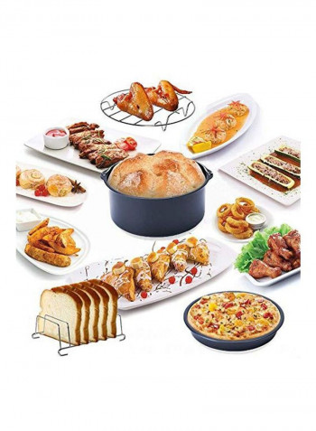 8-Piece Air Fryer Accessories Set Black