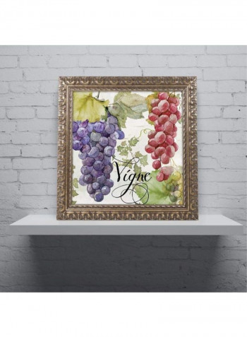 Wines Of Paris I Wall Art Multicolour 11 x 11inch