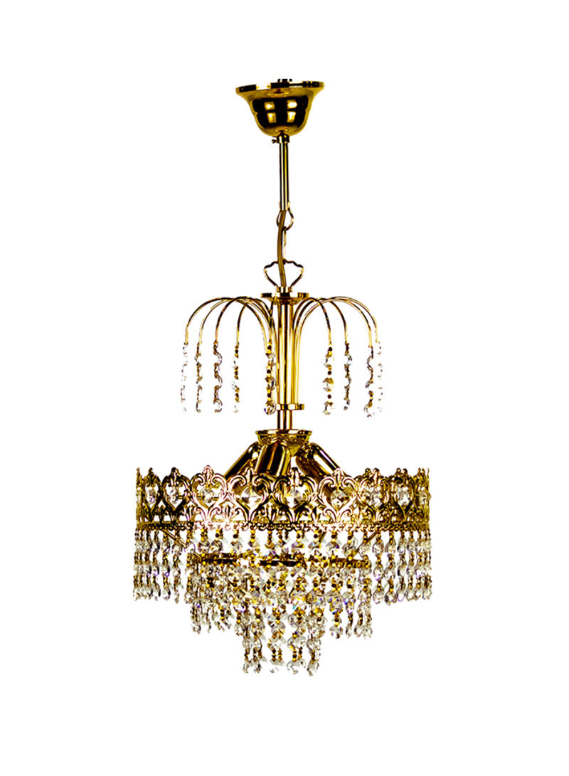 Decorative Chandelier Gold/Clear 30x40centimeter