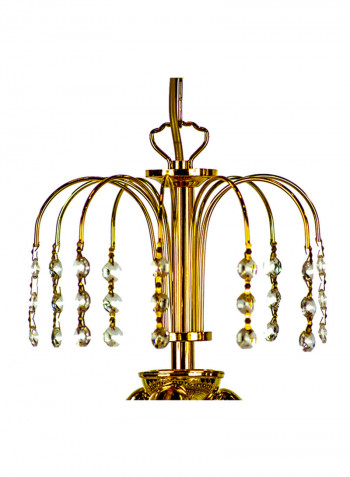 Decorative Chandelier Gold/Clear 30x40centimeter