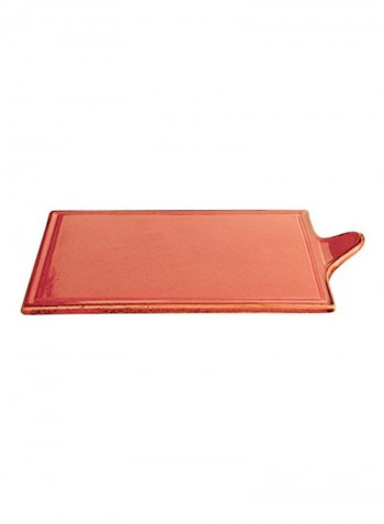 Porcelain Seasons Cheese Plate Orange