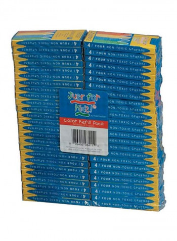 200-Piece Round Crayon Set Multicolour