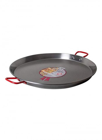 Carbon Steel Paella Pan Grey 22inch