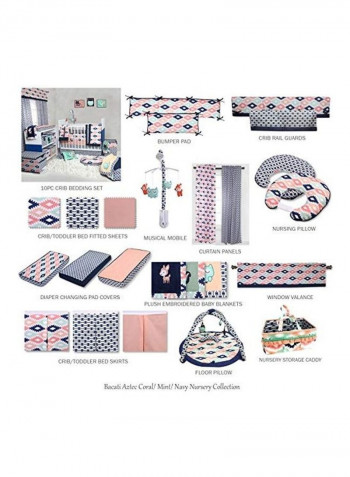4-Piece Emma Aztec  Bedding Set