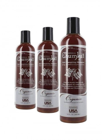 Pack Of 3 Hair Energizing Shampoo 12أوقية