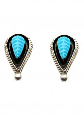 Turquoise Leaf Stud Earrings reviews Turquoise Leaf Stud Earrings