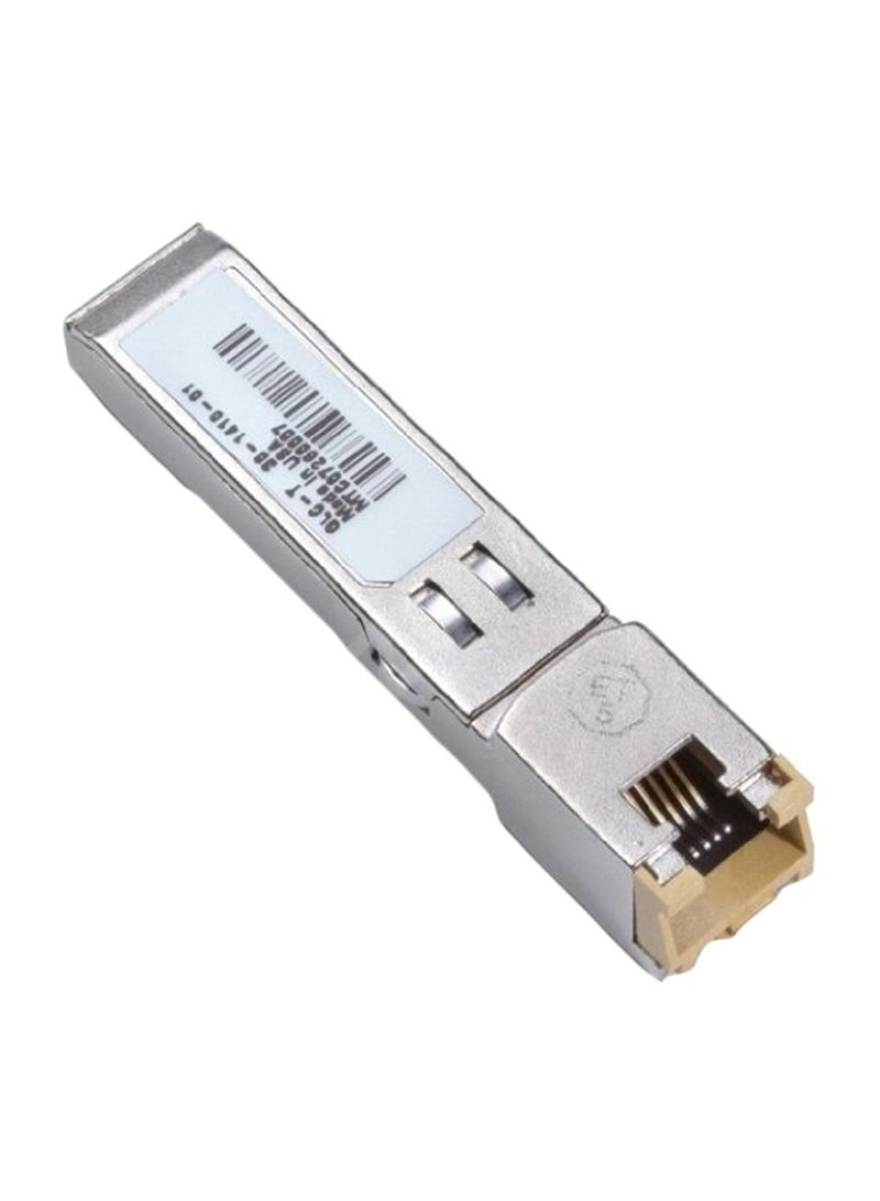 1000 Base-T SFP Gigabit Interface Converter Silver