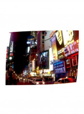 Bright Lights Broadway Canvas Wall Painting Red/Blue/Yellow 2.75x3.7inch