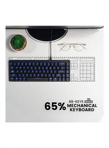 Mini Mechanical Keyboard With Kailh Low Profile Brown Switch
