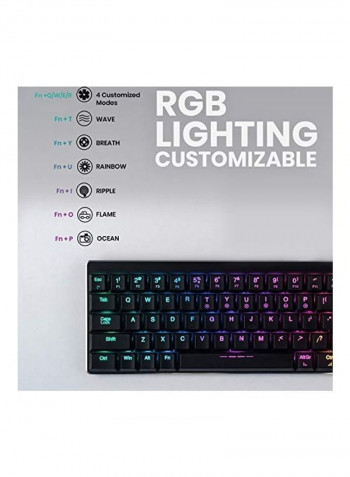 Mini Mechanical Keyboard With Kailh Low Profile Brown Switch