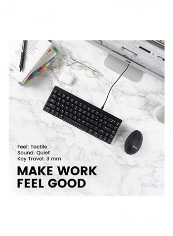 Mini Mechanical Keyboard With Kailh Low Profile Brown Switch