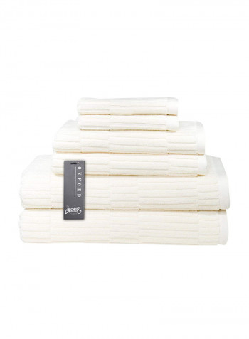 6-Piece Soft Towel Beige