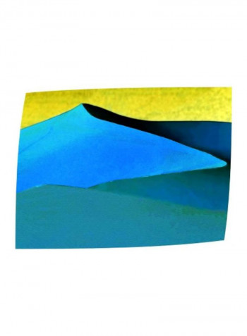 Evening At The Dunes Painting Blue/Black/Yellow 36x48inch