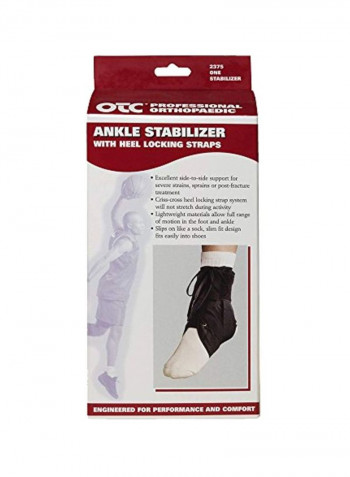 Ankle Stabilizer With Heel Locking Straps