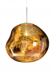 Creative Personality Corridor Modern Indoor Glass Ceiling Lamp Gold 28.00*28.00*28.00cm