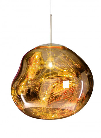 Creative Personality Corridor Modern Indoor Glass Ceiling Lamp Gold 28.00*28.00*28.00cm