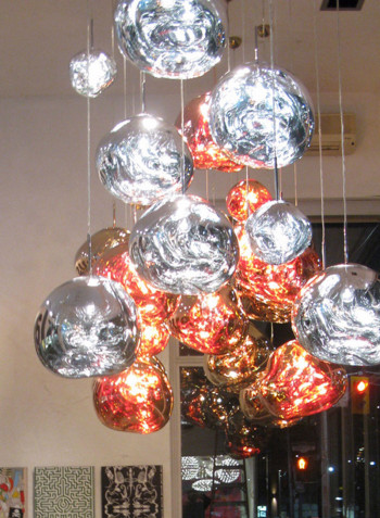 Creative Personality Corridor Modern Indoor Glass Ceiling Lamp Gold 28.00*28.00*28.00cm