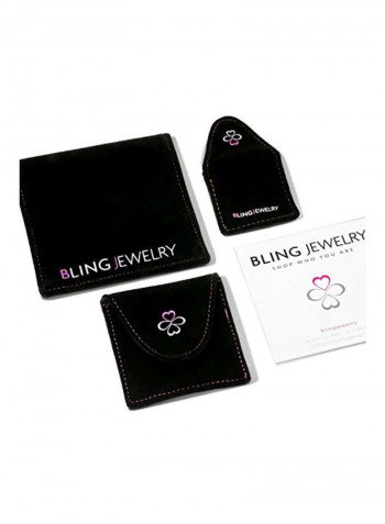 925 Sterling Silver 3 Ct Cubic Zirconia Studded Earrings