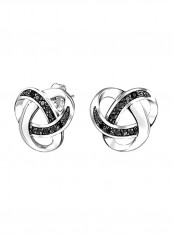 925 Sterling Silver Cubic Zirconia Studded Stud Earrings