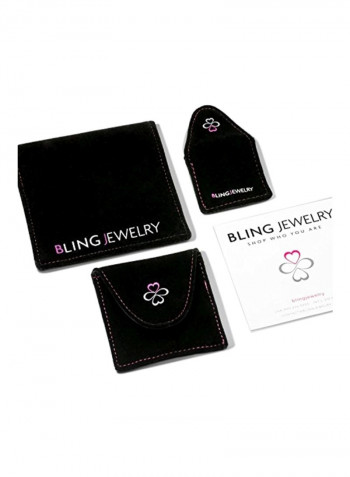 925 Sterling Silver Gemstone Studded Earrings