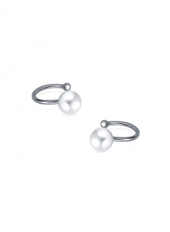 925 Sterling Silver Pearl Earrings
