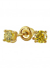 14 Karat Gold Cubic Zirconia Studded Earrings reviews 14 Karat Gold Cubic Zirconia Studded Earrings