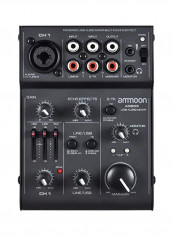 5-Channel Mini Mic-Line Mixing Console