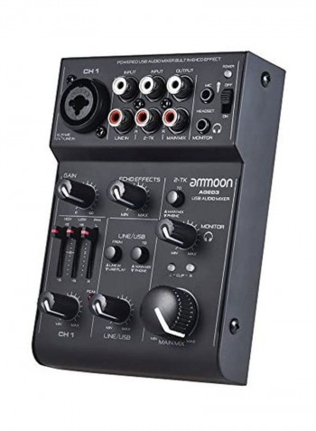 5-Channel Mini Mic-Line Mixing Console