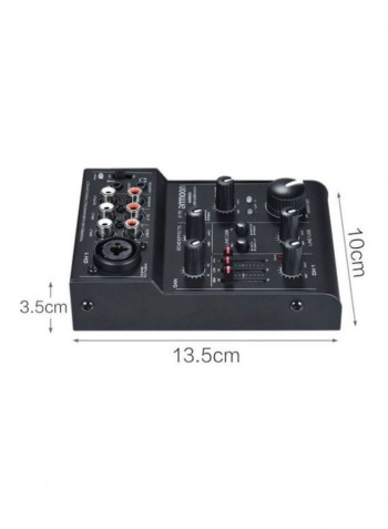 5-Channel Mini Mic-Line Mixing Console