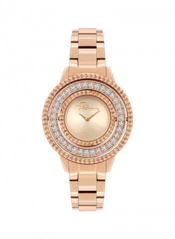 Women's Stainless Steel Analog Wrist Watch P 16037BSR-32M