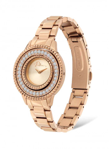 Women's Stainless Steel Analog Wrist Watch P 16037BSR-32M