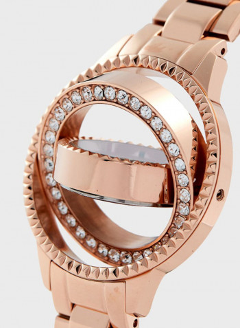 Women's Stainless Steel Analog Wrist Watch P 16037BSR-32M