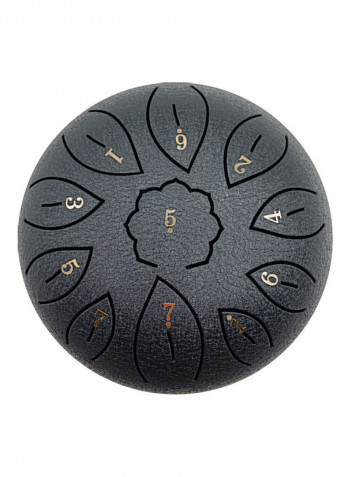 11-Tone Metal Tongue Drum with Drumsticks and Bag