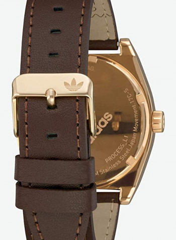 Men's Leather Analog Watch Z05-2959-00