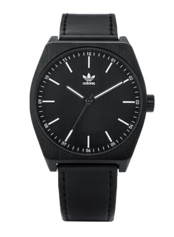 Men's Leather Analog Watch Z05-756-00