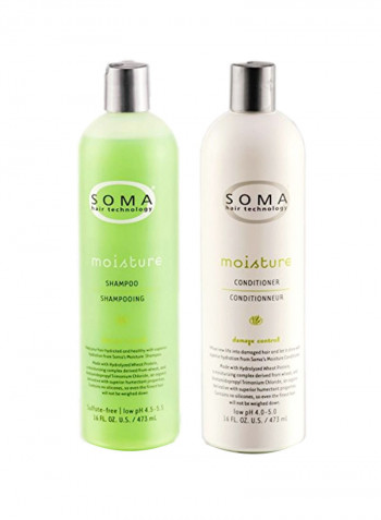 2-Piece Moisture Shampoo And Conditioner 16ounce