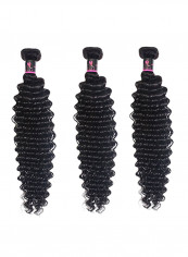 3-Piece Deep Curly Hair Wig Set Black 16inch reviews 3-Piece Deep Curly Hair Wig Set Black 16inch