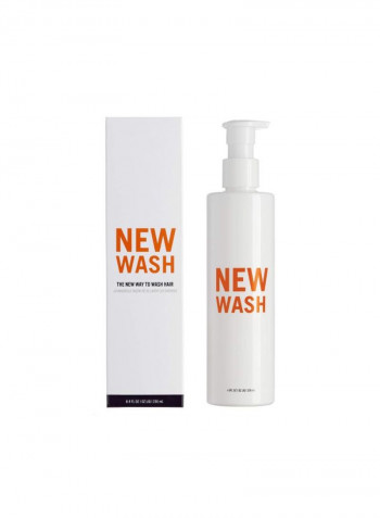 New Wash Hair Shampoo Plus Conditioner With Scalp Brush 8ounce