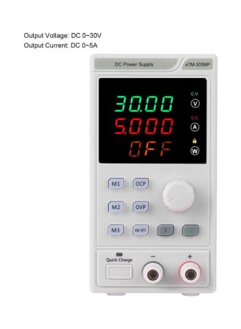 220V Programmable DC Power Supply Power Regulator White